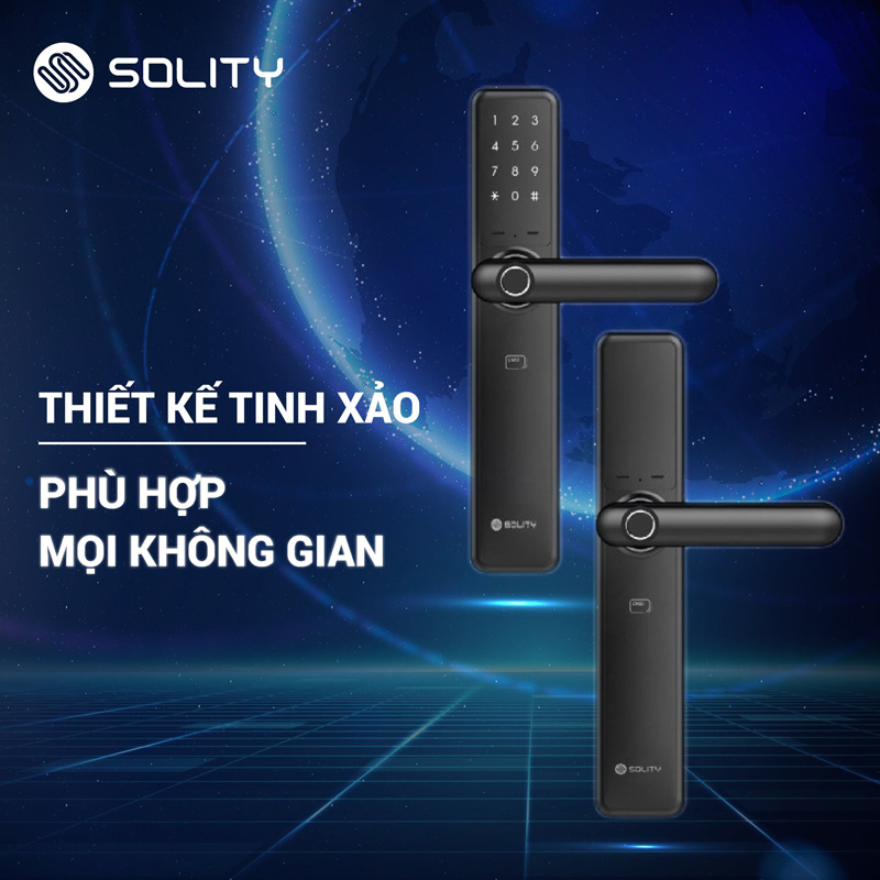 Khóa Cửa Điện Tử Thông Minh Solity